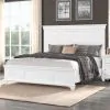 New Classic 00-B2118-100 Jamestown - 6/6 King Bed - White