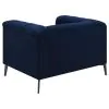 CoasterEssence 509213 Chalet - Upholstered Tuxedo Arm Tufted Chair - Blue