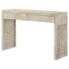 CoasterEssence 959543 Rickman - 2-Drawer Wood Entryway Console Table - White Washed