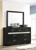 CoasterEveryday 206363M Miranda - 7-Drawer Dresser With Mirror - Black
