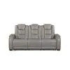 New Classic L3183A-30P2-LGY Breckenridge II - Sofa With Power Headrest & Footrest - Light - Gray