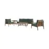 New Classic 60-G5587G-5S New Classic 60-G5587G-5S Ashton - 5 Piece Outdoor Set (Sofa & 2 Chairs & Coffee Table & End Table) - Moss