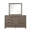 New Classic 00-B3412-DM New Classic 00-B3412-DM Harrisburg - Dresser & Mirror - Walnut
