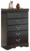 Ashley Furniture B128-46 Huey Vineyard - Five Drawer Chest - Black