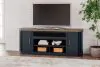 Ashley Furniture W402-68 Landocken - XL TV Stand W/Fireplace Option - Brown / Blue