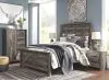 Ashley Furniture B440/57/54/98/92(2) Ashley Furniture B440/57/54/98/92(2) Wynnlow - 5 Pc. - Queen Crossbuck Panel Bed, 2 Nightstands - Gray