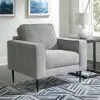 Ashley Furniture 41102/20/14 Hazela - 2 Pc. - Chair, Ottoman - Charcoal