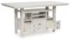 Ashley Furniture D642D7 Ashley Furniture D642D7 Robbinsdale - Counter Height Dining Table - Antique White