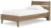 Ashley Furniture EB1866/231/155/111 Ashley Furniture EB1866/231/155/111 Deanlow - 3 Pc. - Dresser, Twin Platform Panel Bed - Honey