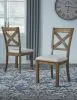 Ashley Furniture D631/45/01(4) Moriville - 5 Pc. - Extension Table, 4 Side Chairs - Dark Gray