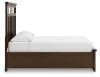 Ashley Furniture B849B5 Ashley Furniture B849B5 Taffenbrook - California King Panel Storage Bed - Medium Brown