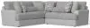 Jackson Furniture Industries 3480/62/42-18 Jackson Furniture Industries 3480/62/42-18 Titan - 2 Piece Sectional With Comfort Coil Seating And 8 Accent Pillows Included - Moonstruck