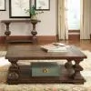 Liberty Furniture 231-OT-3PCS Sedona - 3 Piece Table Set (1 Cocktail 2 End Tables) - Kona Brown