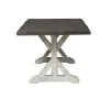 Liberty Furniture 619-T3878 Willowrun - Trestle Table - Rustic White / Weathered Gray Top