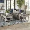 Liberty Furniture 824-OT-3PCS Heartland - 3 Piece Table Set - Antique White / Tobacco Tops