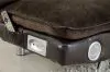 Furniture of America CM2675BR Gallagher - Futon Sofa With Bluetooth Speaker - Dark Brown