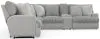 Jackson Furniture Industries 619/34/38/39/36/37-18 Jackson Furniture Industries 619/34/38/39/36/37-18 Abraxas - 6 Piece Upholstered Reclining Sectional With 2 Power Reclining Seats And Storage Console - Moonstruck
