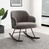 Coaster Fine Furniture 602626 Paige - Boucle Upholstered Mid Back Rocking Chair - Taupe