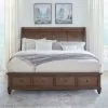 Liberty Furniture 104-BR-KSB Twin Lakes - King Storage Bed - Chestnut