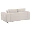 Coaster Fine Furniture 504956 Burnett - Chenille Upholstered Wide Arm Loveseat - Ivory
