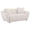 Coaster Fine Furniture 509302 Destino - Chenille Upholstered Splayed Arm Loveseat - Greige