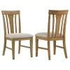 Coaster Fine Furniture 109462 Hartville - Dining Side Chair (Set of 2) - Natural Light Brown