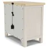 Riverside Furniture 79469 Glenndale - Two Drawer Nightstand - Aged White / Wheat