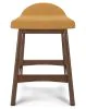 Ashley Furniture D615-424 Ashley Furniture D615-424 Lyncott - Upholstered Barstool (Set of 2) - Mustard / Brown