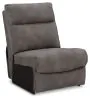 Ashley Furniture 61003S8 Ashley Furniture 61003S8 Next-Gen Durapella - 5-Piece Power Reclining Sectional With RAF And LAF Recliners - Slate