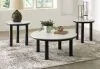 Ashley Furniture T159-13 Xandrum - Occasional Table Set (Set of 3) - Black / White