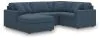 Ashley Furniture 92121S66 Ashley Furniture 92121S66 Modmax - 4-Piece Sectional With Laf Corner Chaise, With Raf Corner Chair - Ink
