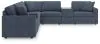 Ashley Furniture 92121S11 Ashley Furniture 92121S11 Modmax - 8-Piece Sectional With 2 Storage Consoles - Ink