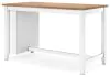 Ashley Furniture D398-13 Ashley Furniture D398-13 Gesthaven - Rectangular Dining Room Counter Table - Natural / White