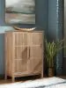Ashley Furniture A4000698 Pellamour - Bar Cabinet - Natural Brown