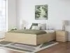 Ashley Furniture EB9632B21 Ashley Furniture EB9632B21 Onita - King Platform Bed With 2 Side Storage - Natural