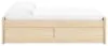 Ashley Furniture EB9632B8 Ashley Furniture EB9632B8 Onita - Full Platform Bed With 1 Side Storage - Natural