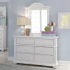Liberty Furniture 607-BR-TPBDM Liberty Furniture 607-BR-TPBDM Summer House - 3 Piece Bedroom Set (Twin Panel Bed, Dresser & Mirror) - Oyster White