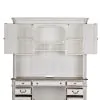 Liberty Furniture 244-HO132 Magnolia Manor - Jr Executive Credenza Hutch - Antique White
