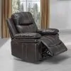 New Classic U6023-13P1-BRN Kellen - Glider Recliner With Power Footrest - Brown