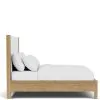Riverside Furniture 91070-91071-91072 Davie - Queen Upholstered Bed - Light Brown