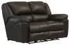 Jackson Furniture Industries 64912-1284/29-3084/29 Jackson Furniture Industries 64912-1284/29-3084/29 Transformer II - Power Reclining Loveseat - Chocolate Top Grain Italian Leather Match