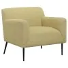 CoasterEssence 905639 Darlene - Upholstered English Arm Accent Chair - Lemon