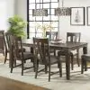 Intercon WY-TA-4278-GPG-C Whiskey River - Dining Table - Dark Brown
