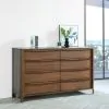 Coaster Fine Furniture 223323 Maderia - 8-Drawer Dresser Cabinet - Walnut