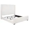 Coaster Fine Furniture 306051KW Natasha - Upholstered California King Bed - Cream