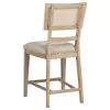 Coaster Fine Furniture 109389 Kailani - Radio Weave Cane Counter Dining Side Chair (Set of 2) - Beige Oak