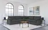 Coaster Fine Furniture 609530P Collins - 5 Piece Modular Power Reclining Sectional - Dark Gray