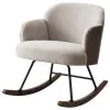 Coaster Fine Furniture 602625 Paige - Boucle Upholstered Mid Back Rocking Chair - Beige