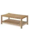 Riverside Furniture 30702 Rosalie - Woven Rectangular Coffee Table - Light Brown