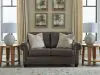 Benchcraft® 5550335 Roxmere - Loveseat - Umber